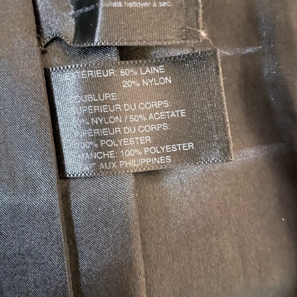 Club Monaco Wool Blend Pea Coat XS - Picture 5 of 7